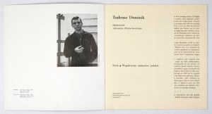 WOJCIECHOWSKI Aleksander - Tadeusz Dominik. Warsaw, 1968; Wyd. Artyst.-Graf. 8, p. [9], plates 12....