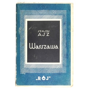 ASZ Szalom – Warszawa. Powieść. Okładka H. Czernego