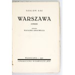 ASZ Szalom – Warszawa. Powieść. Okładka H. Czernego