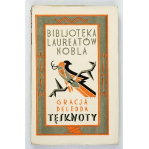 DELEDDA G. – Tęsknoty. Powieść. 1928. Okładka Tadeusza Lipskiego.