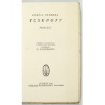 DELEDDA G. – Tęsknoty. Powieść. 1928. Okładka Tadeusza Lipskiego.