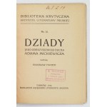 FISCHER S. - Dziady jako obraz rozwoju ducha Adama Mickiewicza. Tarnów 1914