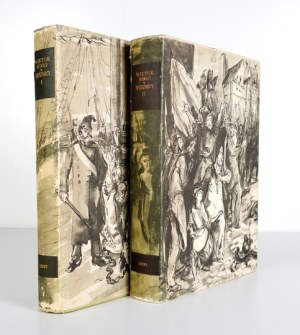 HUGO W. - The Wretched. Vol. 1-2. 1954. illustrated by Antoni Uniechowski.