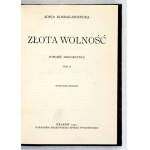 KOSSAK Z. - Złota wolność. Wyd. II 1929