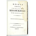KRASICKI Ignacy – Dzieła ... T. 9. Wilno 1819 - Życia zacnych mężów z Plutarcha