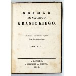 KRASICKI I. – Dzieła ... Tomik 5. Lipsk 1840 - m.in.: Mikołaja Doświadczyńskiego przypadki