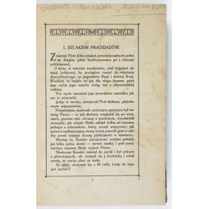 MICIŃSKI Tadeusz - Xiądz Faust. 1913. Wyd. I. Brak karty tyt.