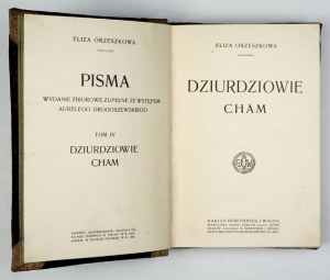 ORZESZKOWA Eliza - Dziurdziowie. Cham. 1912