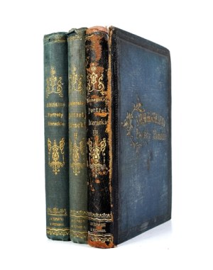 SIEMIEŃSKI L. - Literary portraits. T. 1-3. 1865-1868