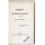 SIEMIEŃSKI L. - Portrety literackie. T. 1-3. 1865-1868