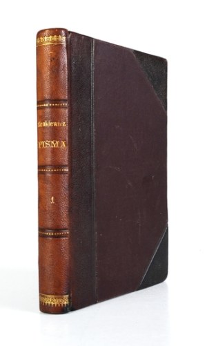 SIENKIEWICZ H. - Writings. Vol. 1: Szkice węglem, Janko Muzykant, Stary sługa, Hania. 1899