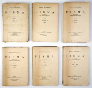 SIENKIEWICZ Henryk - Potop. A novel. Vol. 1-6. Lviv 1929