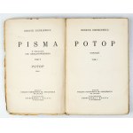 SIENKIEWICZ Henryk – Potop. Powieść. T. 1-6. Lwów 1929