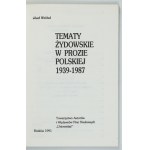 WRÓBEL J. – Tematy żydowskie w prozie polskiej 1939-1987