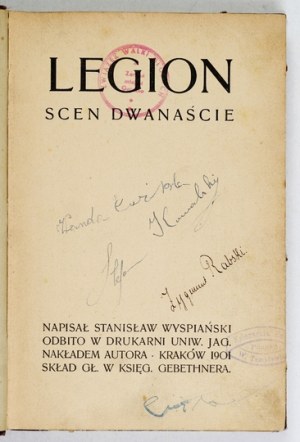 WYSPIAŃSKI S. - Legion. Second edition.