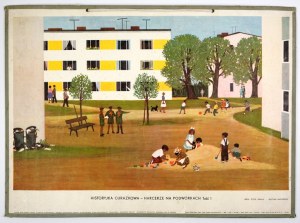 Scouts in the backyards - picture story set of 4 boards