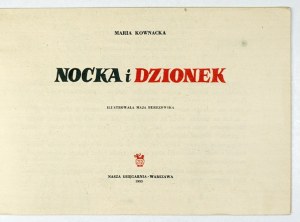 KOWNACKA M. - Night and day. Illustrated by Maja Berezowska. 1953