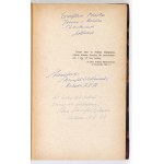 STRUMPH-WOJTKIEWICZ S. - Traugutt - handwritten dedication by the author