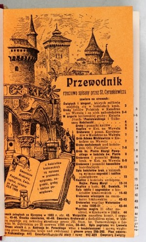 CYRANKIEWICZ S. - Guide to the cemeteries of Cracow. 1986 (reprint of the 1908 edition).