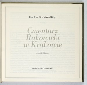Rakowicki Cemetery in Cracow (1803-1939). 1987