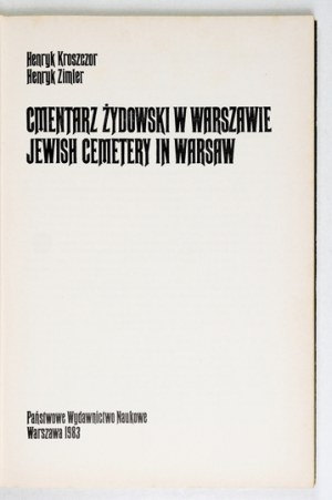 Jewish cemetery in Warsaw.