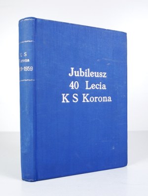 40 years of TKS Włókniarz Korona in Kraków. 1959