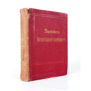 BAEDEKER Karl – Das Generalgouvernement. 1943 - brak mapy
