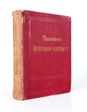 BAEDEKER Karl - Das Generalgouvernement. 1943 - no map