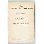 BAEDEKER Karl – Das Generalgouvernement. 1943 - brak mapy