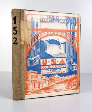 MAKAREWICZ J. - U.S.A. Cards from travels in the United States. 1929