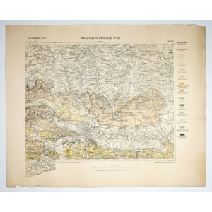KRAKÓW. Mapa geologiczna krakowskiego okręgu. Części szczegółowej arkusz drugi. Atlas geologiczny Galicyi, zesz....
