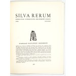 SILVA Rerum. Miesięcznik Towarzystwa Miłośników Książki w Krakowie. T. 7: 1938-1939