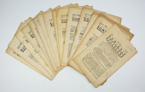 SOCIAL SUMMARY. Set of 22 issues from 1936-1939