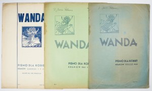 WANDA. A magazine for women. Nos. 1-3. Kraków 1939.