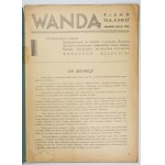 WANDA. Pismo dla kobiet. Nr 1-3. Kraków 1939.