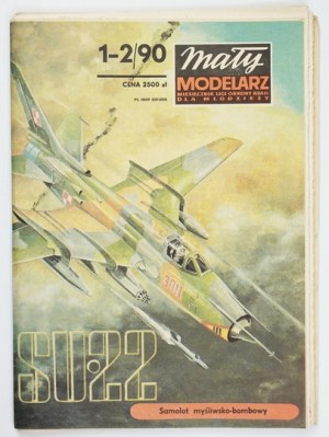 SMALL Modeler. No. 1-2/1990: Su-22 fighter-bomber aircraft.