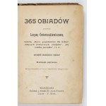 ĆWIERCZAKIEWICZOWA Lucyna – 365 obiadów [...]. 1917