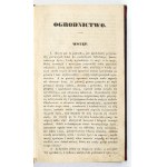 CZEPIŃSKI M. – Powszechne ogrodnictwo ...1841 - egz. niekompletny