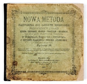A new method for learning the first principles of languages the easy way ...1900