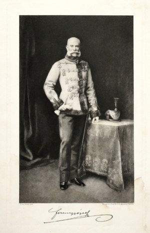 FRANCISE Joseph I, portrait - heliogravure ca 1890