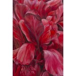 Hanna Rozpara (b. 1990, Sosnowiec), Red irises, 2025