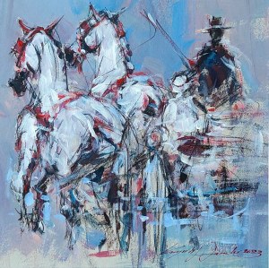 Krzysztof Jarocki, Untitled, framed as pictured