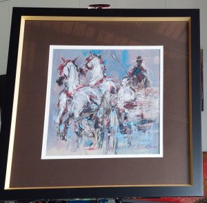 Krzysztof Jarocki, Untitled, framed as pictured