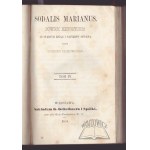 KACZKOWSKI Zygmunt, Sodalis marianus. Powieść historyczna ze starych ksiąg i papierów spisana.