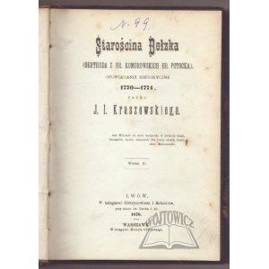 KRASZEWSKI Józef Ignacy, Starościna Bełzka (Gertruda z hr. Komorowskichhr. Potocka).