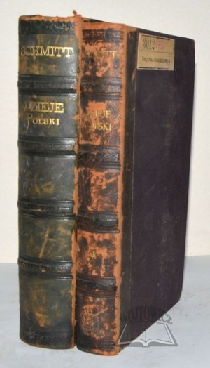 SCHMITT Henryk, The history of Poland in the 18th and 19th centuries, warped mostly on hitherto unpublished sources.