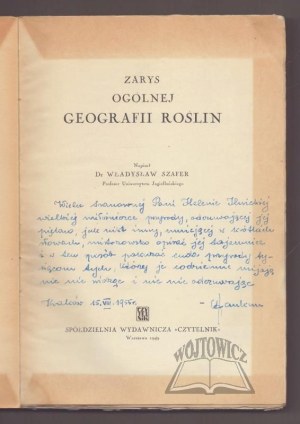 SZAFER Władysław, Outline of the general geography of plants.