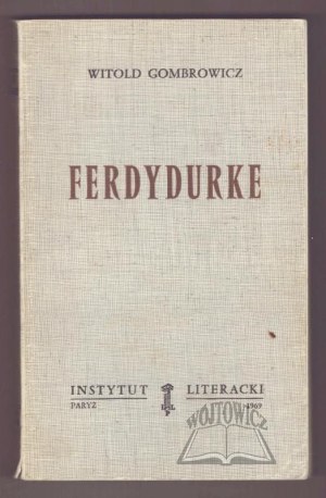 GOMBROWICZ Witold, Ferdydurke.