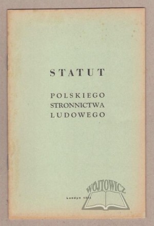 STATUTES of the Polish People's Party.