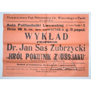 WYKŁAD. Prof. dr. J. S. Zubrzycki Król pokutnik z Ossjaku.